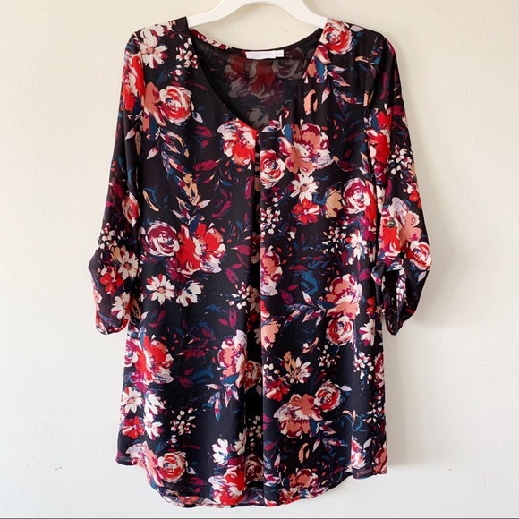 Lush Floral Mini Dress Size Small - Picture 1 of 7